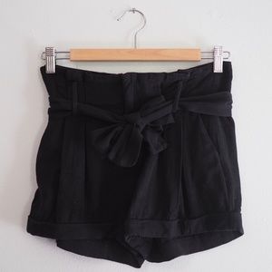 Sparkle & Fade Tie-Waist Soft Pleated Shorts